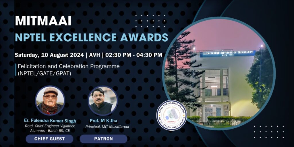 MITMAAI - NPTEL Excellence Awards